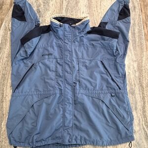 Columbia Parka Coat Blue Insulated Outdoor Gorpcore Women's 3X Cold Weather